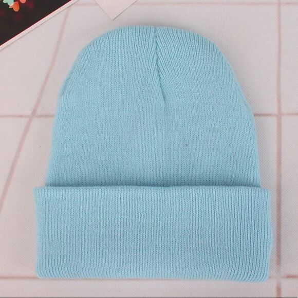 2/$30 LIGHT BLUE Unisex Beanie OS - Picture 1 of 3